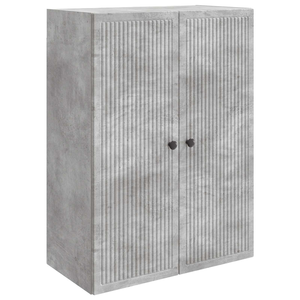 vidaXL Szafka ścienna Betonowy szary 66 x 34,5 x 90 cm