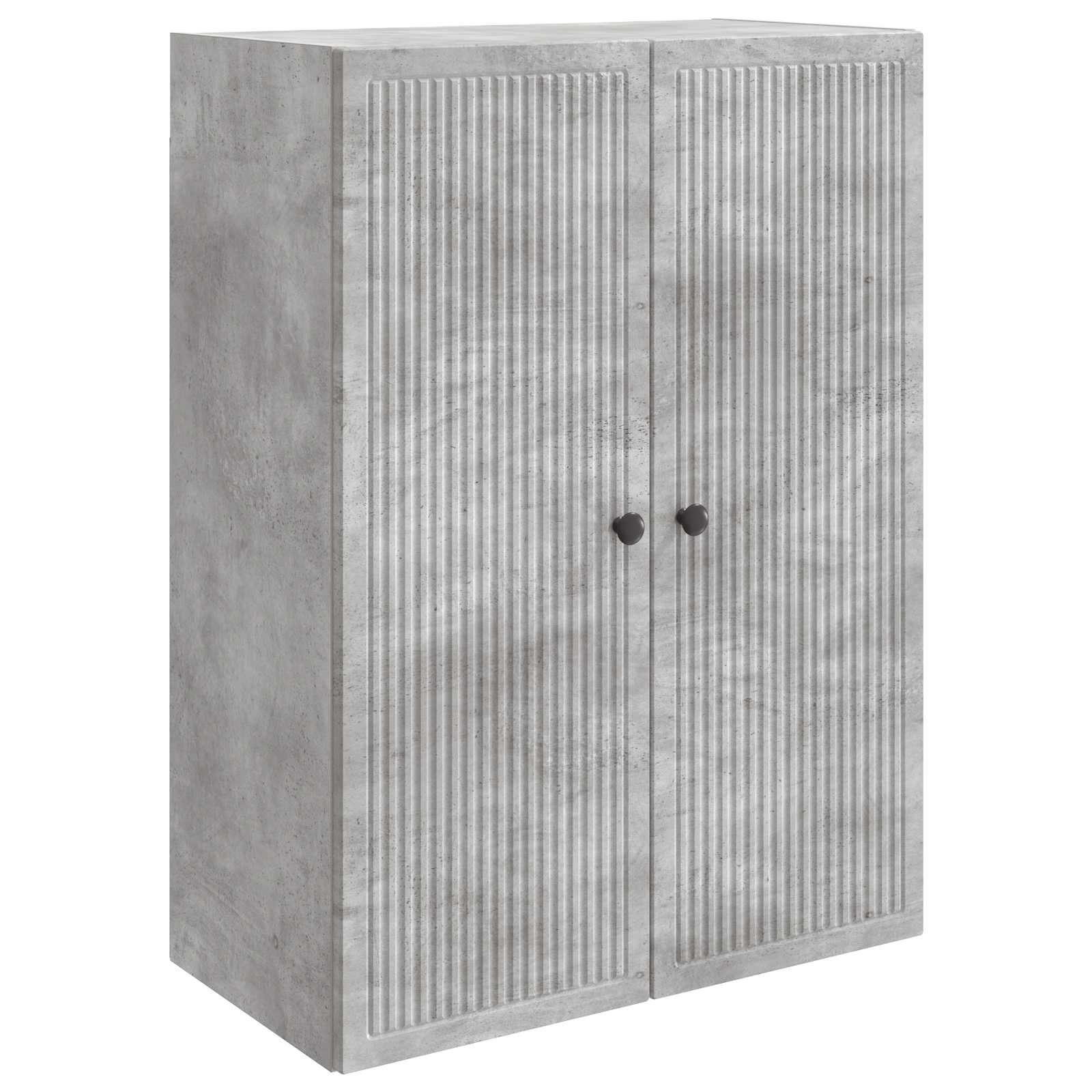vidaXL Szafka ścienna Betonowy szary 66 x 34,5 x 90 cm