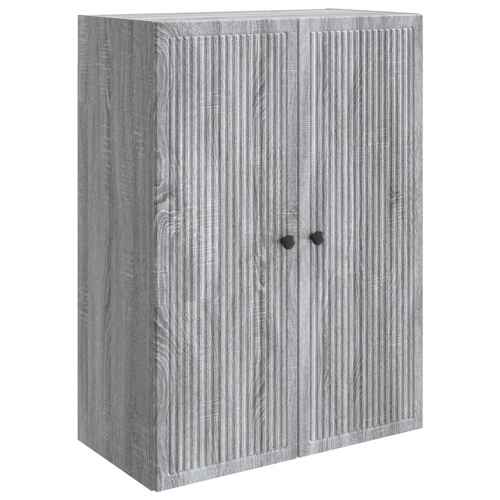vidaXL Szafka ścienna Szary Sonoma 66 x 34,5 x 90 cm
