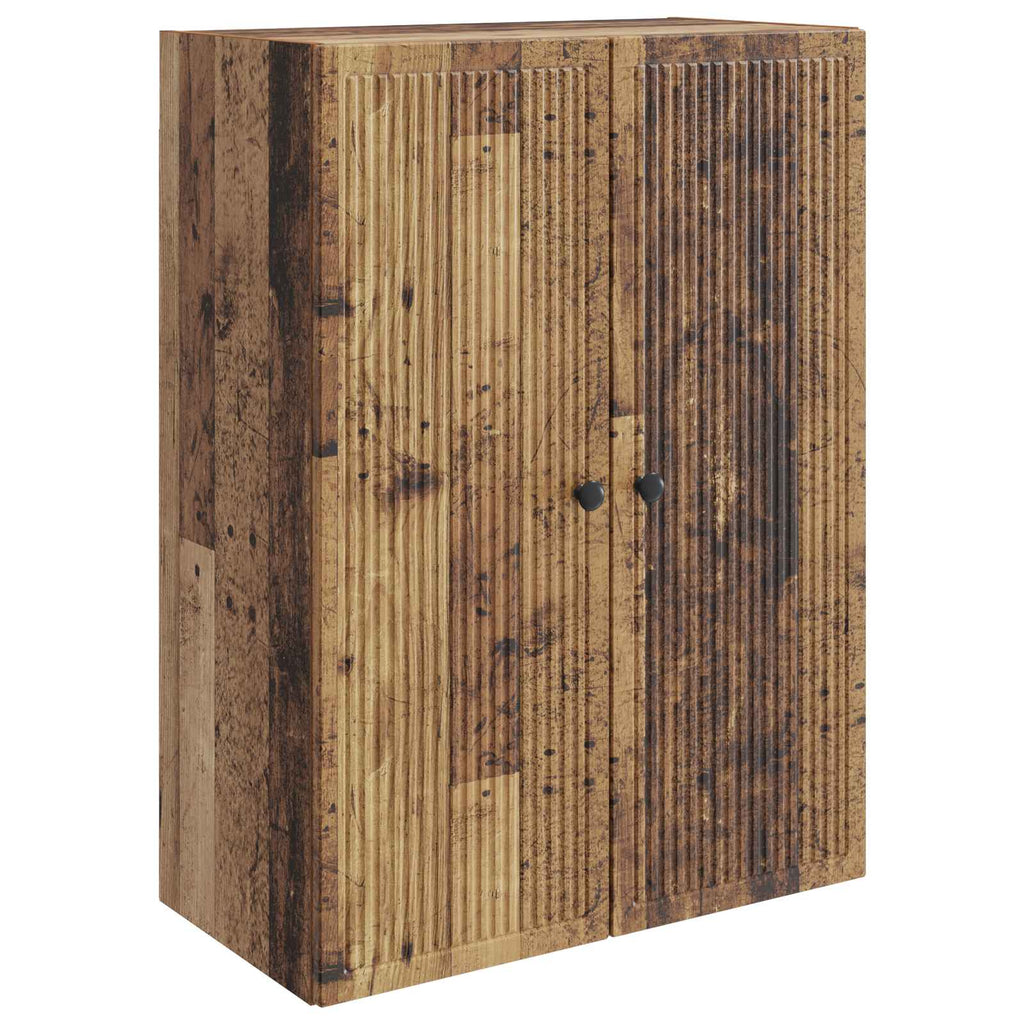 vidaXL Szafka ścienna Stare drewno 66 x 34,5 x 90 cm