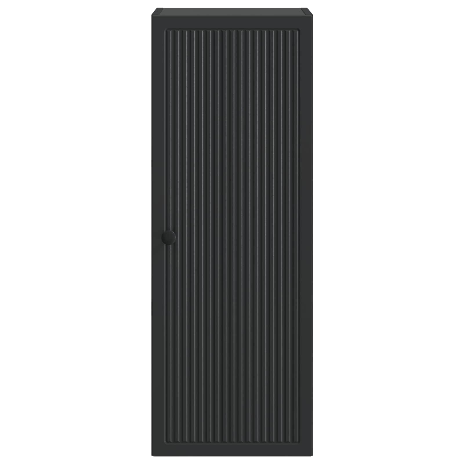 vidaXL Szafka ścienna Czarny 33 x 34,5 x 90 cm Drewno inżynieryjne