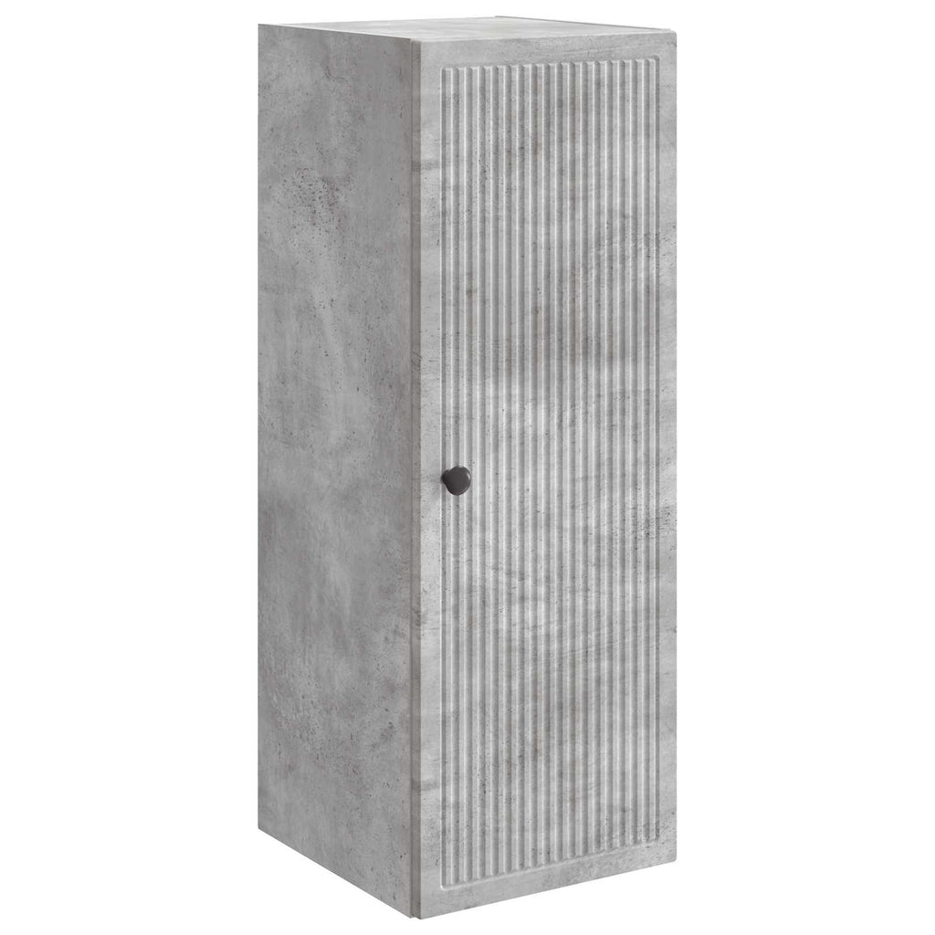 vidaXL Szafka ścienna Betonowy szary 33 x 34,5 x 90 cm