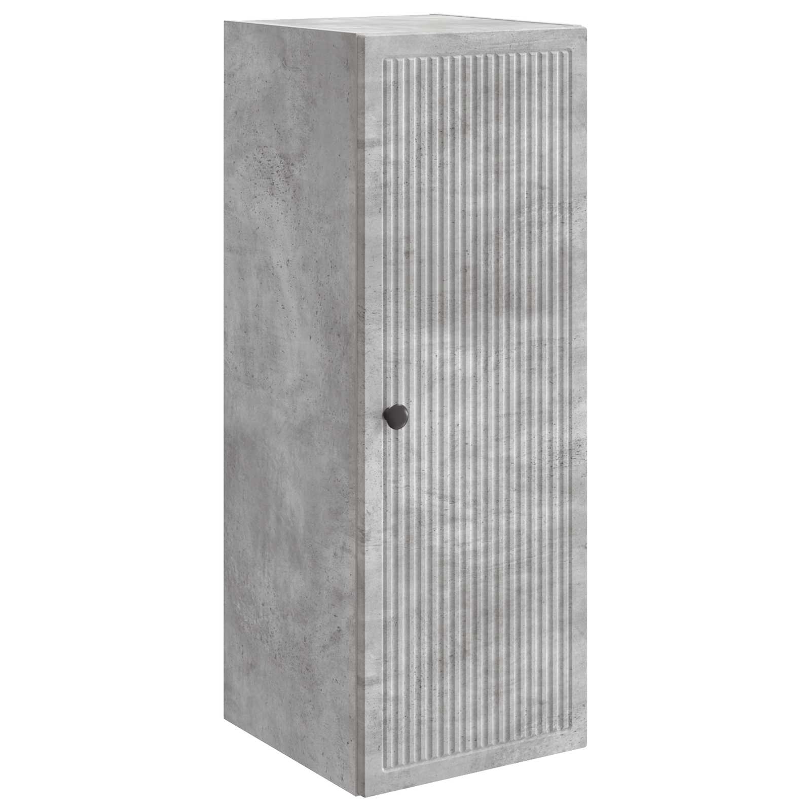 vidaXL Szafka ścienna Betonowy szary 33 x 34,5 x 90 cm