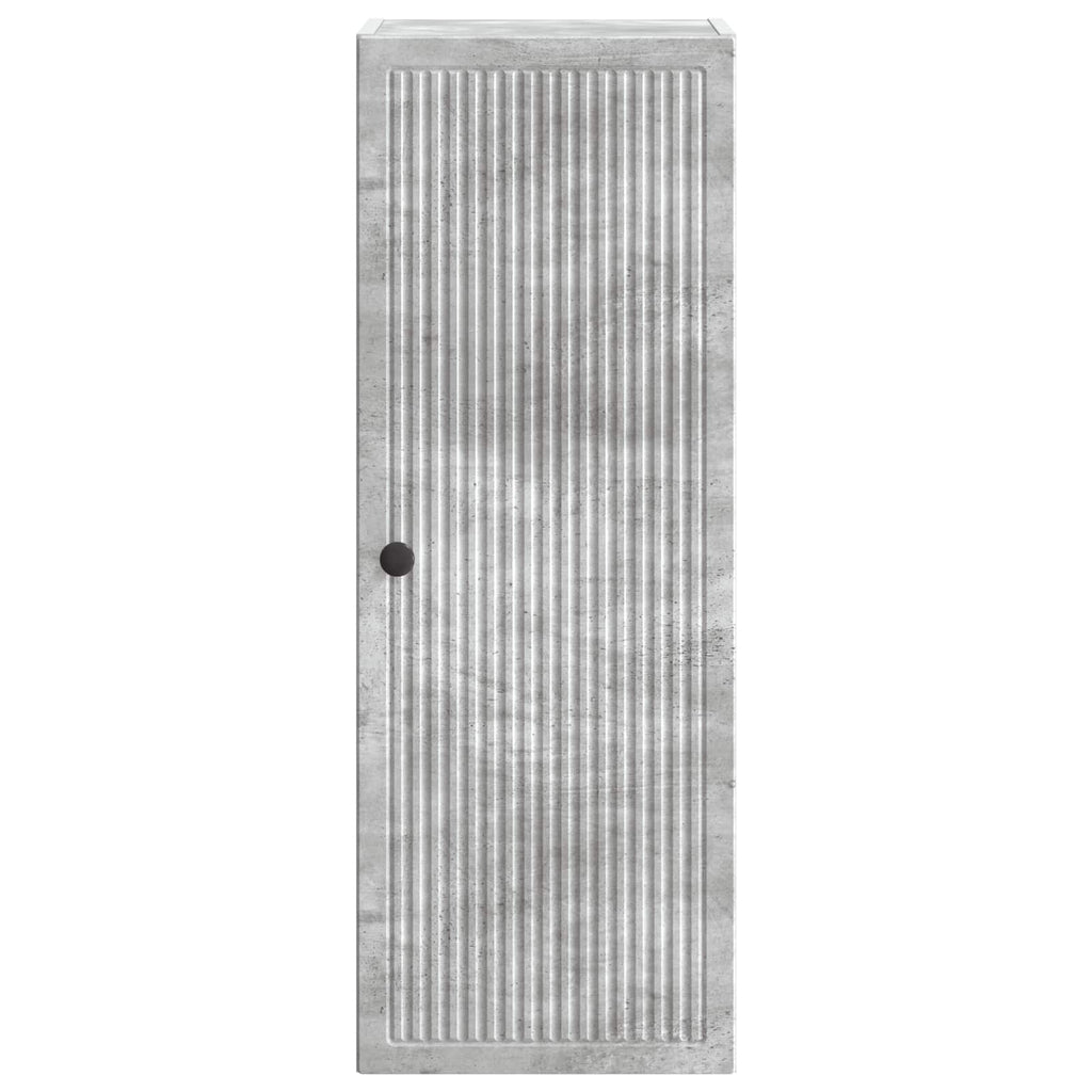 vidaXL Szafka ścienna Betonowy szary 33 x 34,5 x 90 cm