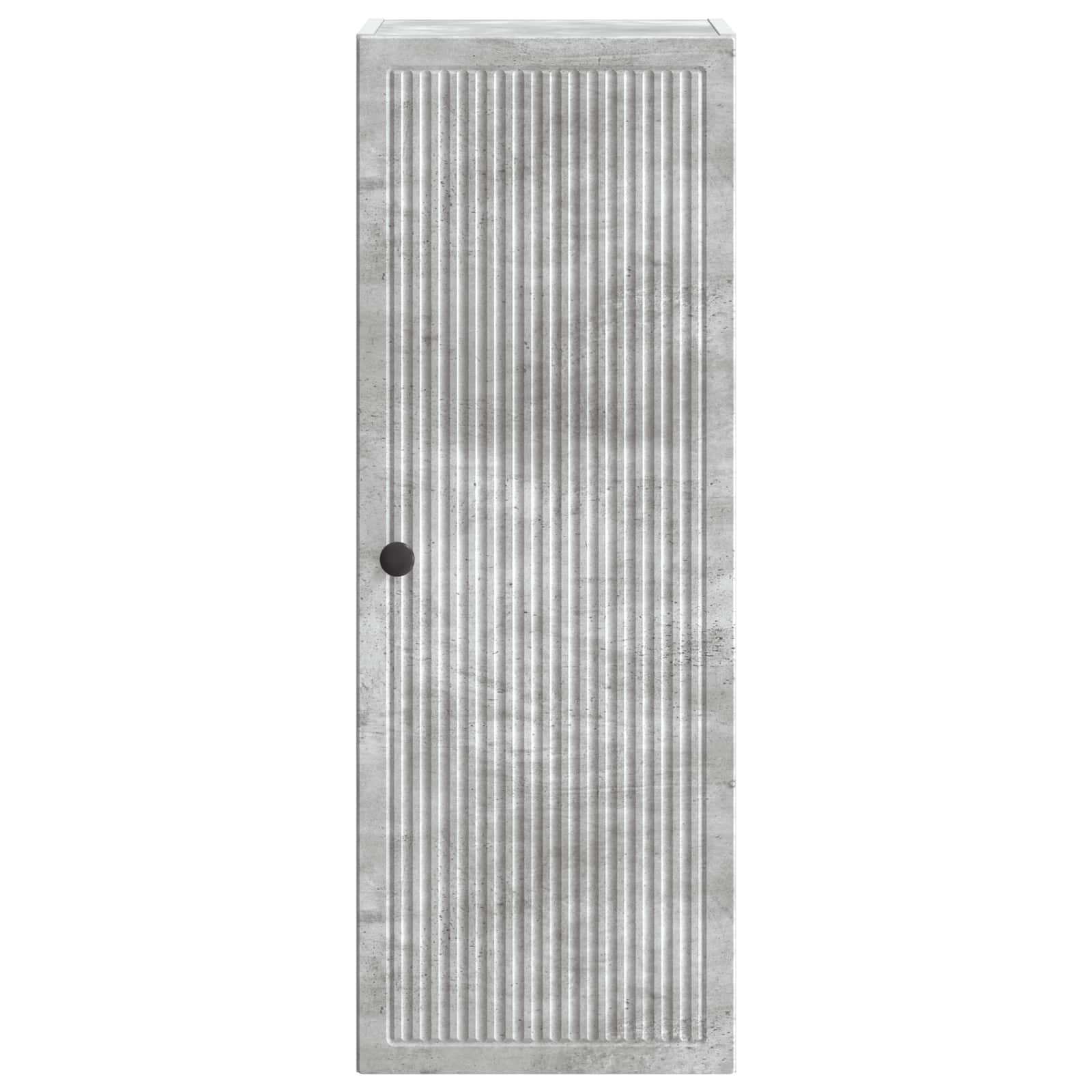 vidaXL Szafka ścienna Betonowy szary 33 x 34,5 x 90 cm