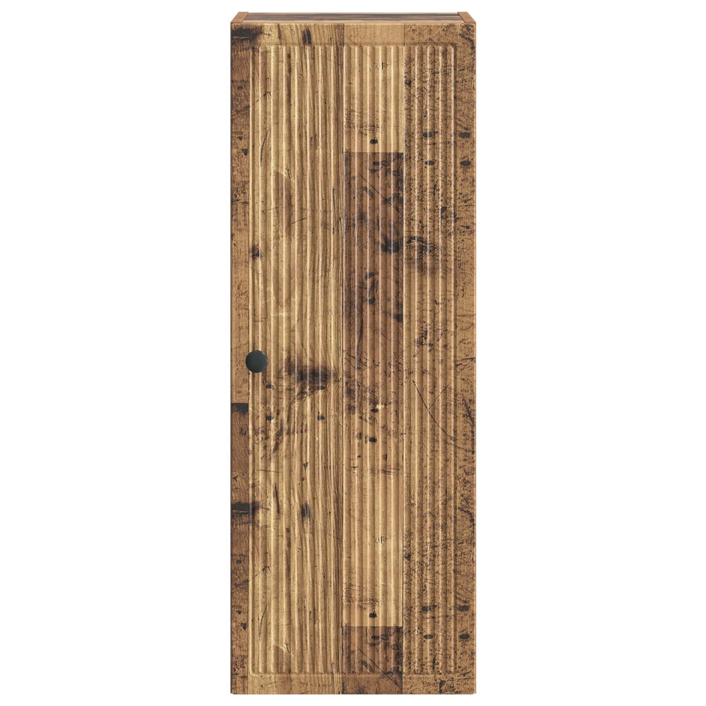 vidaXL Szafka ścienna Stare drewno 33 x 34,5 x 90 cm