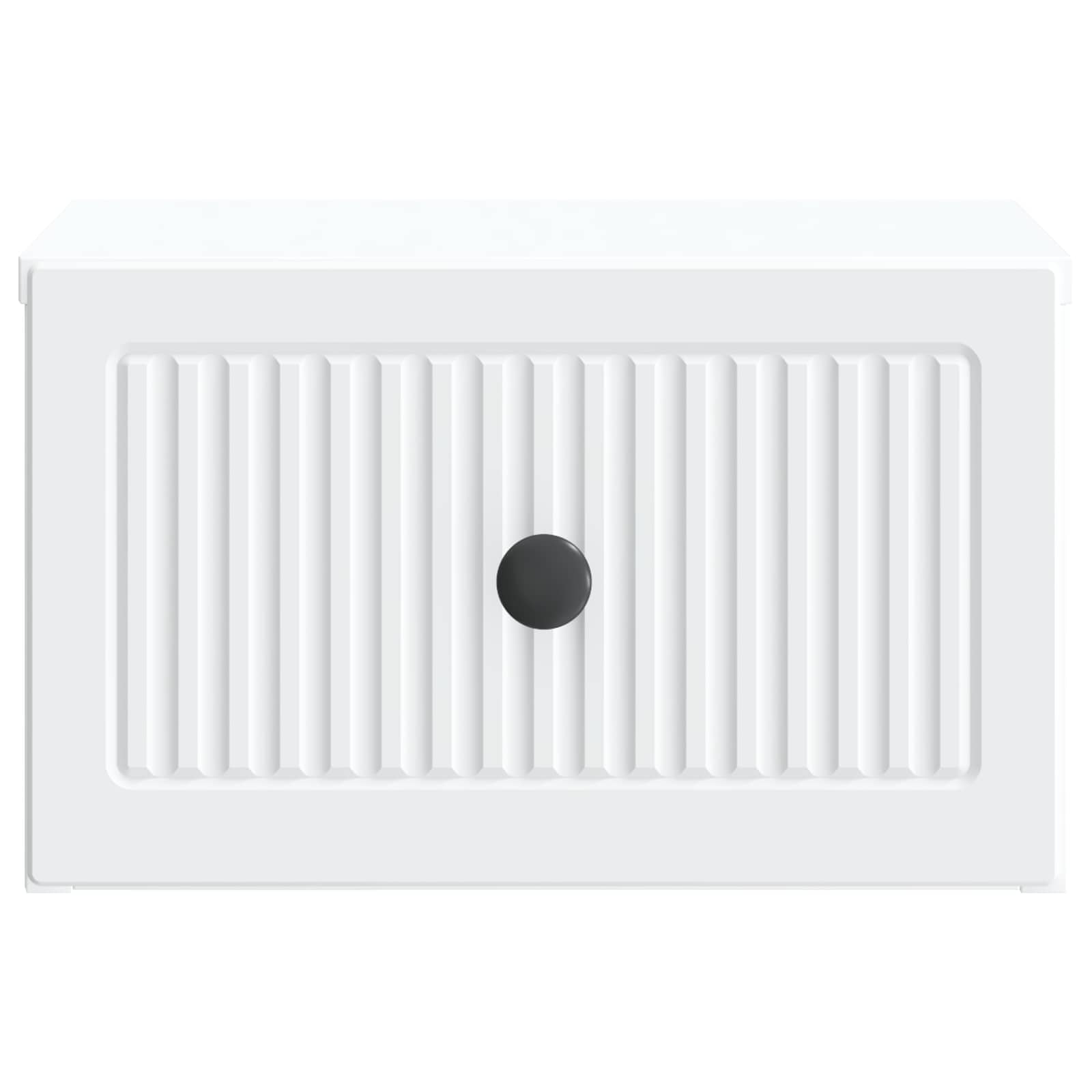 vidaXL Wisząca Szafka Nocna z szufladą 2 pcs Biały 33 x 34,5 x 20 cm