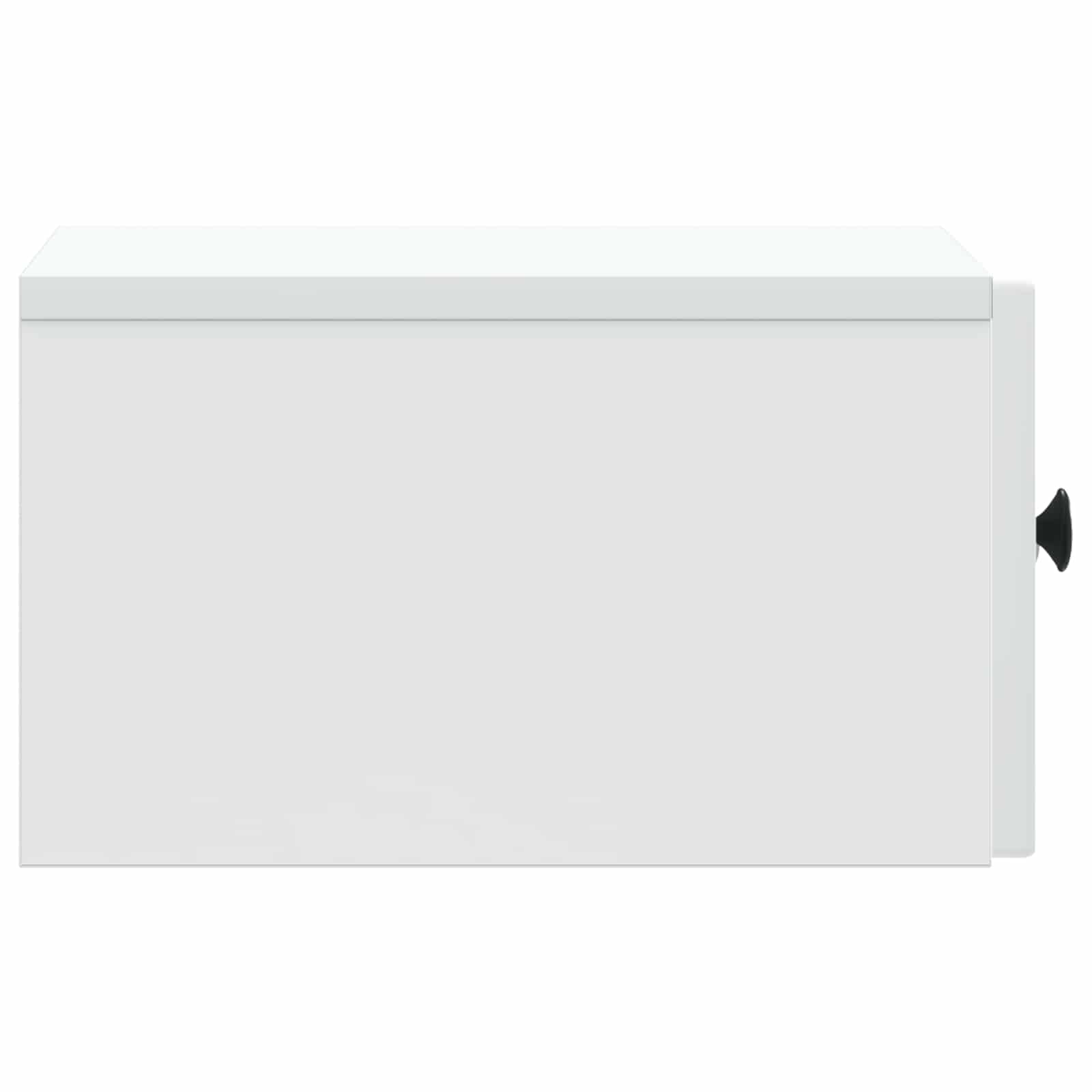 vidaXL Wisząca Szafka Nocna z szufladą 2 pcs Biały 33 x 34,5 x 20 cm