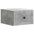 vidaXL Wisząca Szafka Nocna Betonowy szary 33 x 34,5 x 20 cm