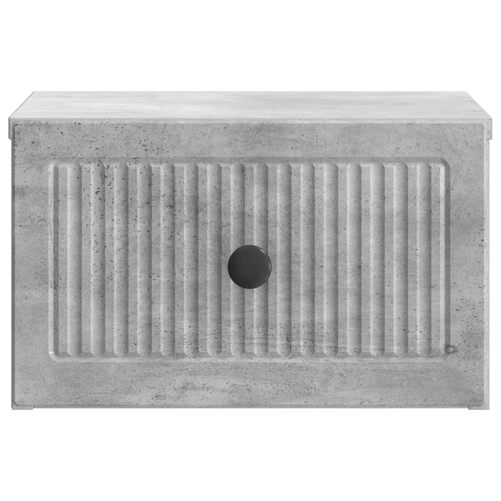 vidaXL Wisząca Szafka Nocna Betonowy szary 33 x 34,5 x 20 cm