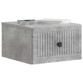 vidaXL Wisząca Szafka Nocna Betonowy szary 33 x 34,5 x 20 cm