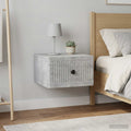 vidaXL Wisząca Szafka Nocna 2 szt. Betonowy szary 33 x 34,5 x 20 cm