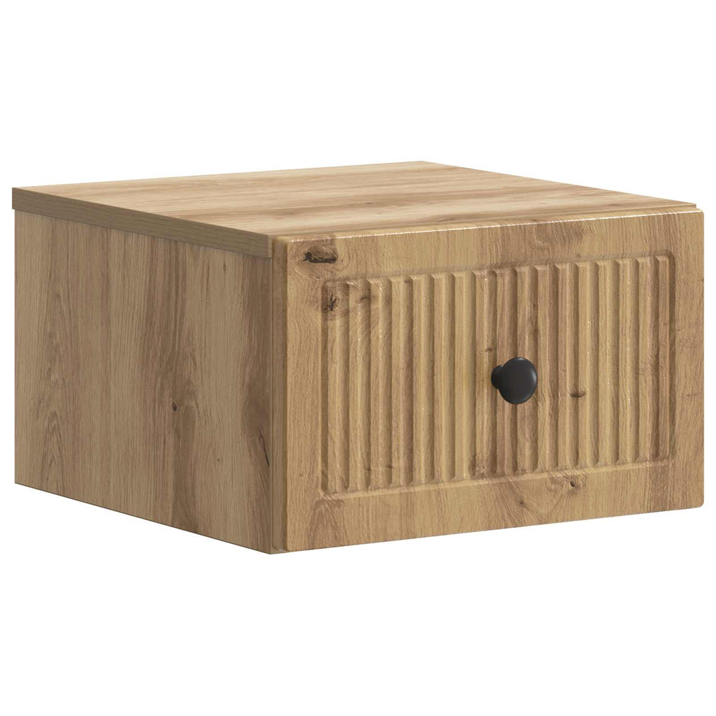 vidaXL Wisząca Szafka Nocna z szufladą Dąb artisan 33 x 34,5 x 20 cm