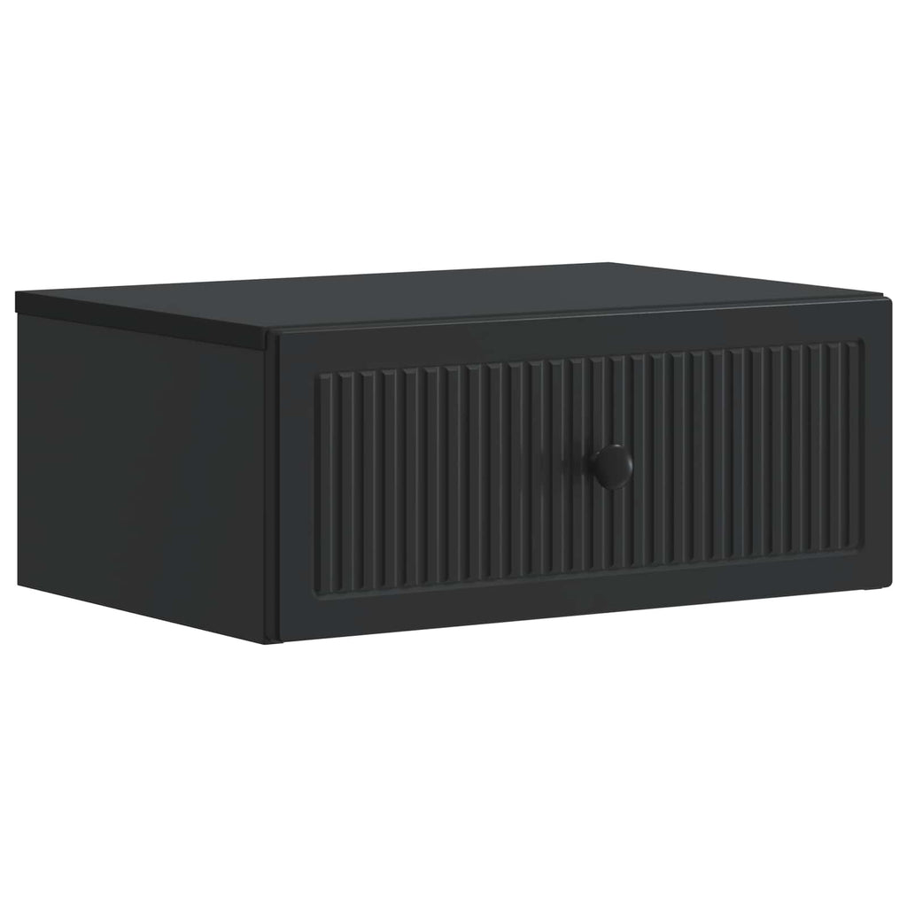 vidaXL Szafka Nocna Czarny 49 x 34,5 x 20 cm Drewno inżynieryjne