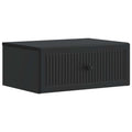 vidaXL Szafka Nocna Czarny 49 x 34,5 x 20 cm Drewno inżynieryjne
