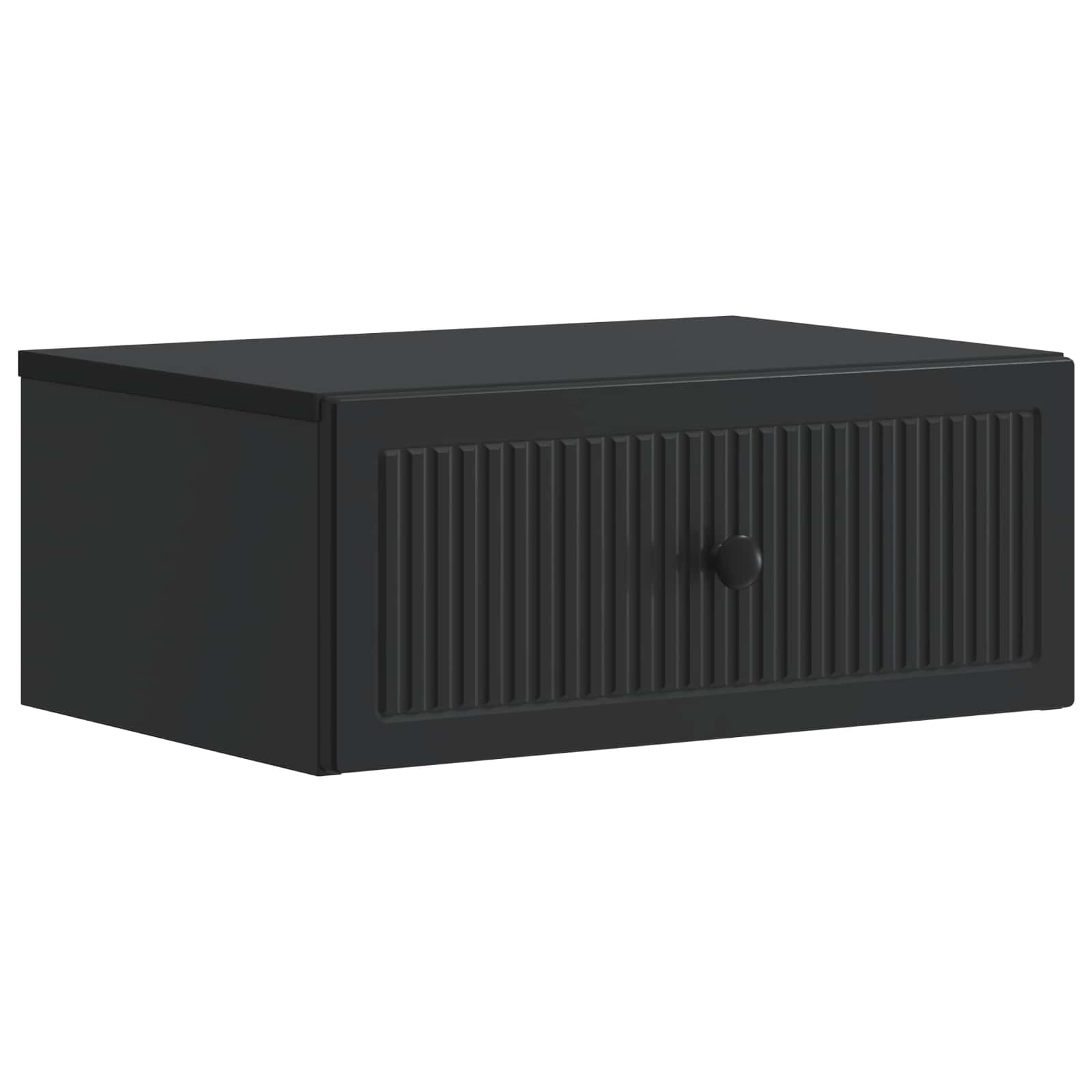 vidaXL Szafka Nocna 2 pcs Czarny 49 x 34,5 x 20 cm Drewno inżynieryjne