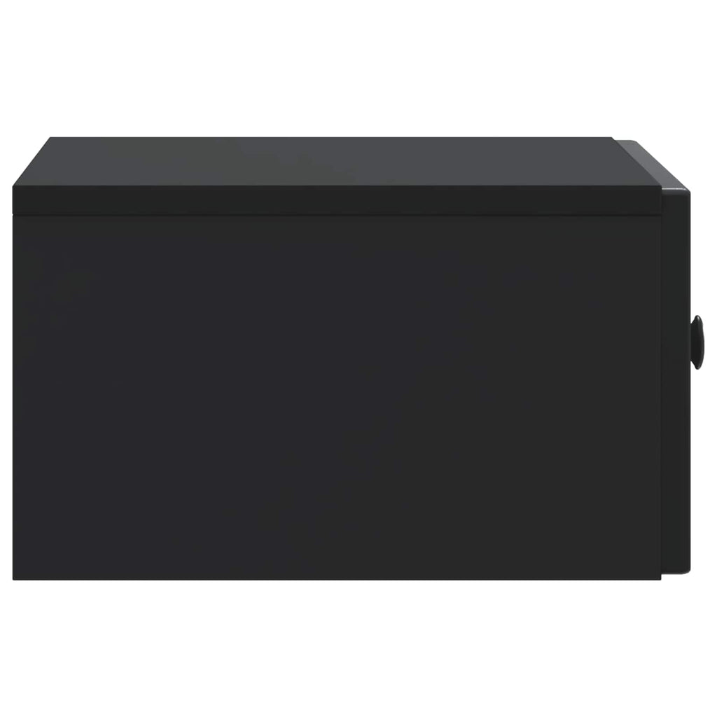 vidaXL Szafka Nocna 2 pcs Czarny 49 x 34,5 x 20 cm Drewno inżynieryjne
