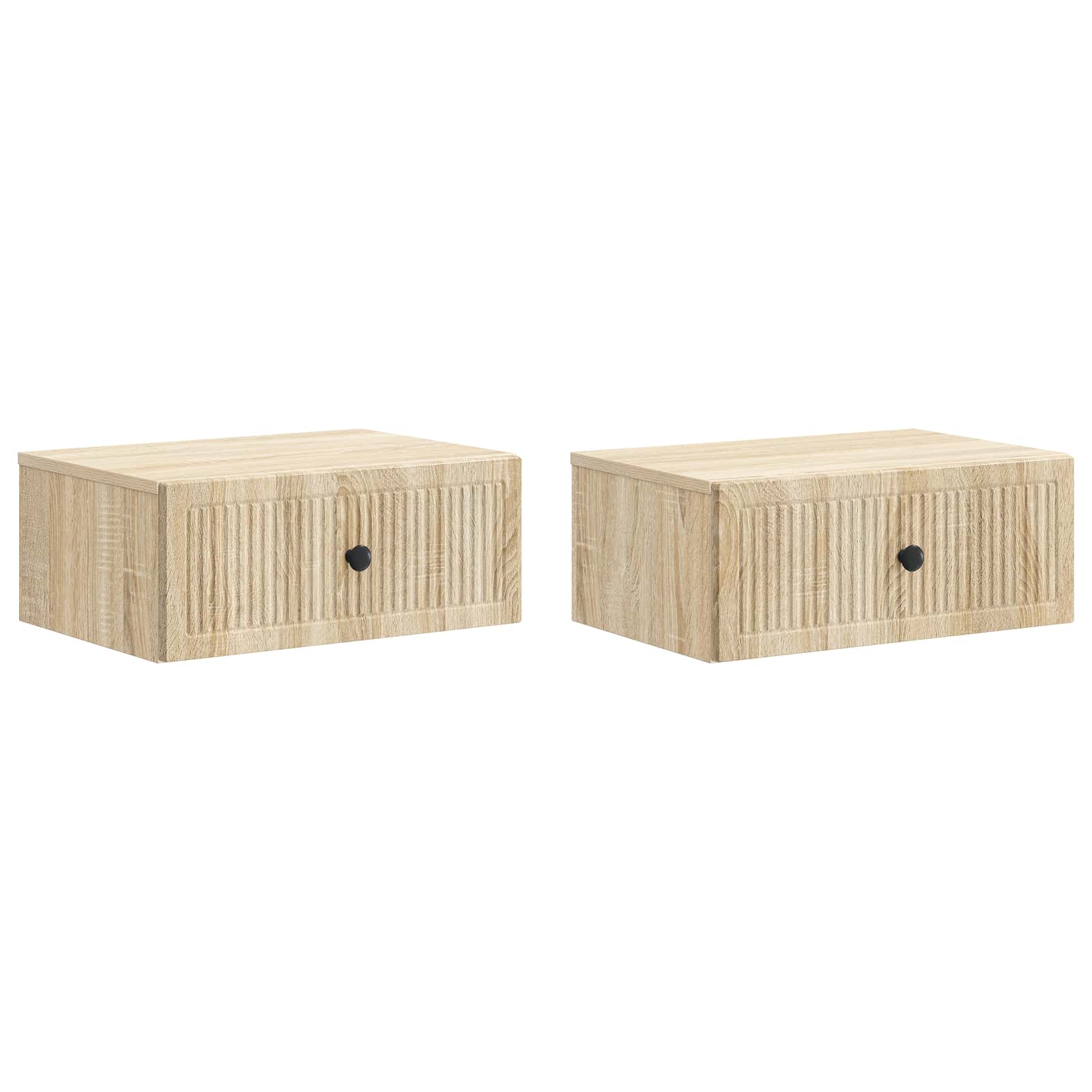 vidaXL Szafka Nocna z szufladą 2 pcs dąb Sonoma 49 x 34,5 x 20 cm