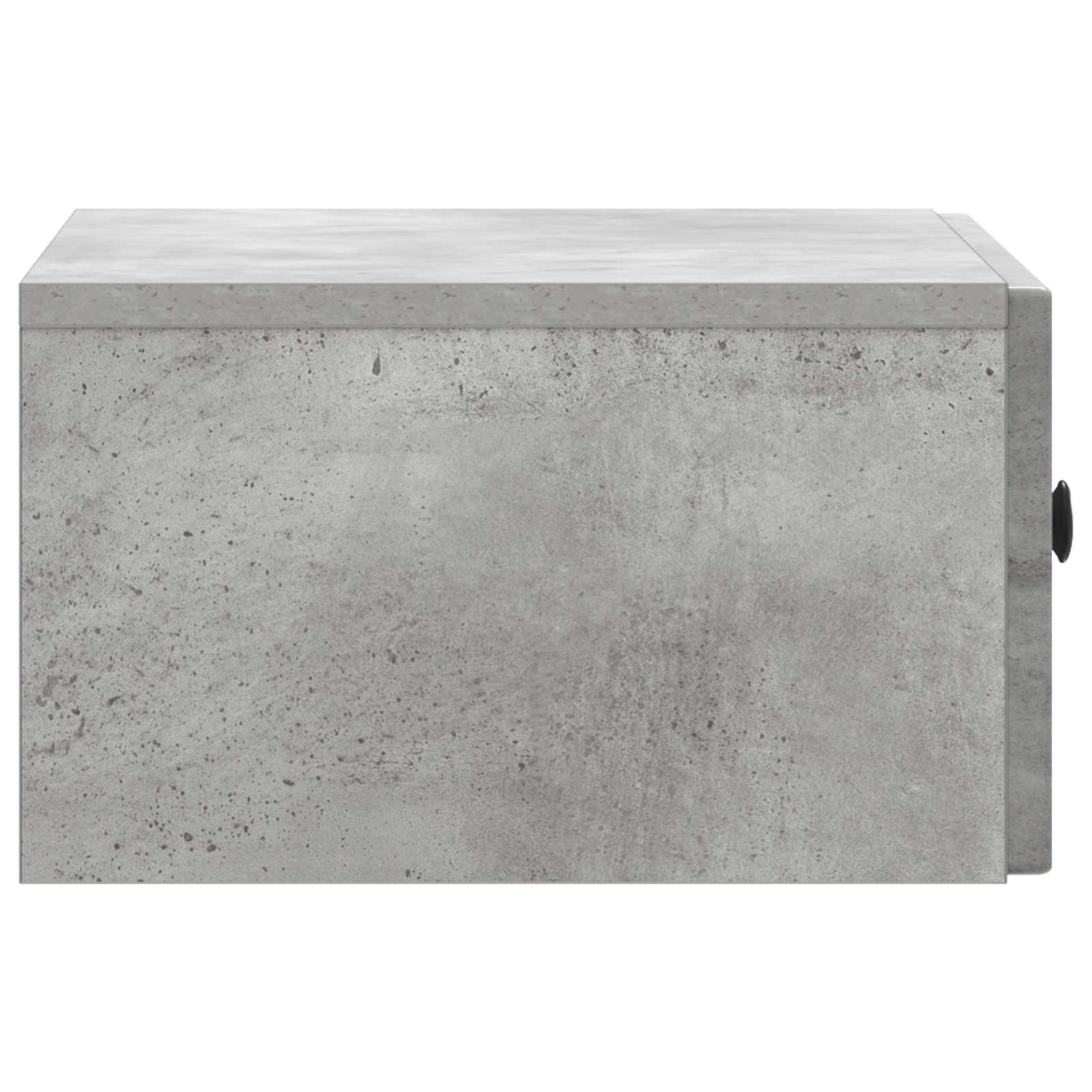 vidaXL Szafka Nocna z szufladą Betonowy szary 49 x 34,5 x 20 cm