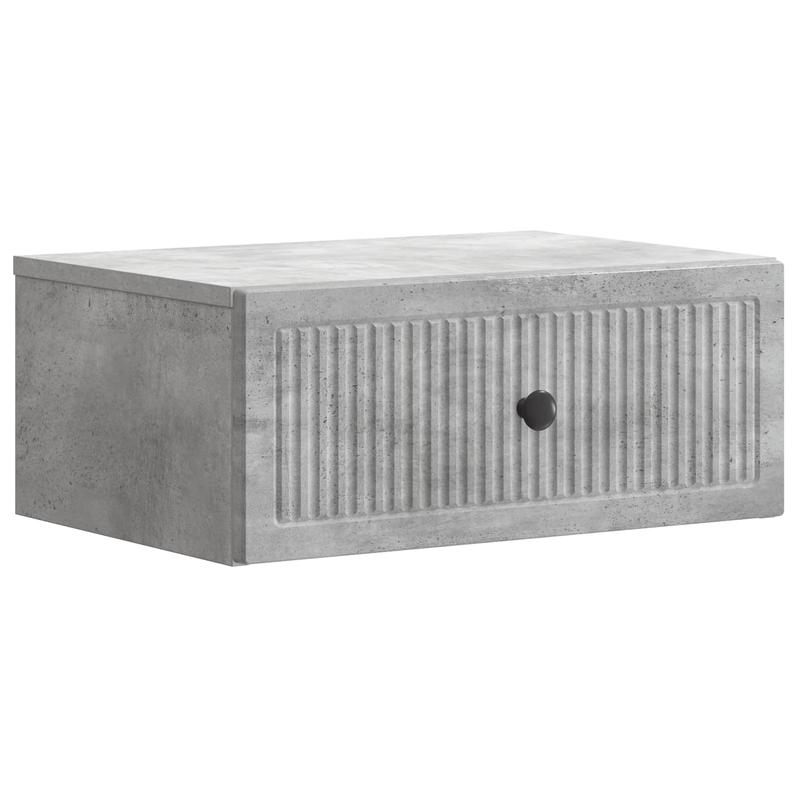 vidaXL Szafka Nocna z szufladą 2 pcs Betonowy szary 49 x 34,5 x 20 cm