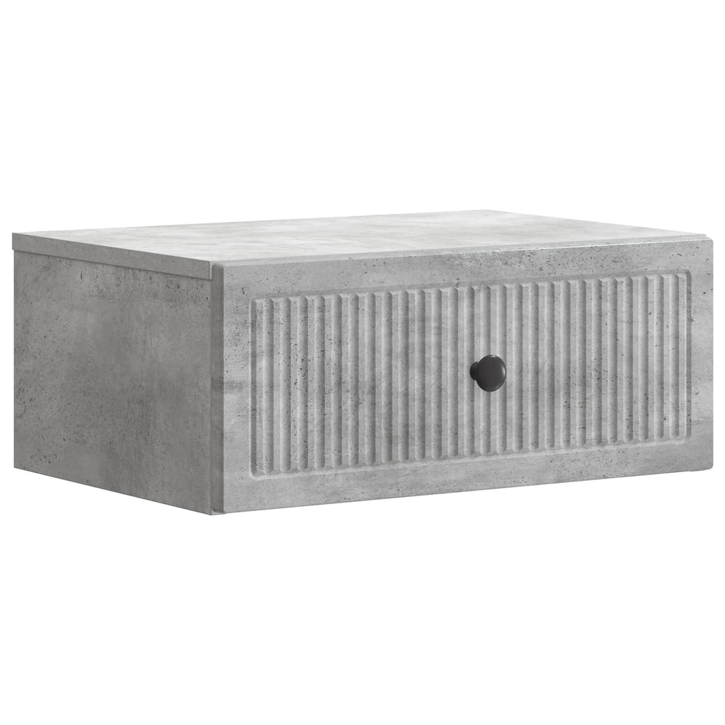 vidaXL Szafka Nocna z szufladą 2 pcs Betonowy szary 49 x 34,5 x 20 cm