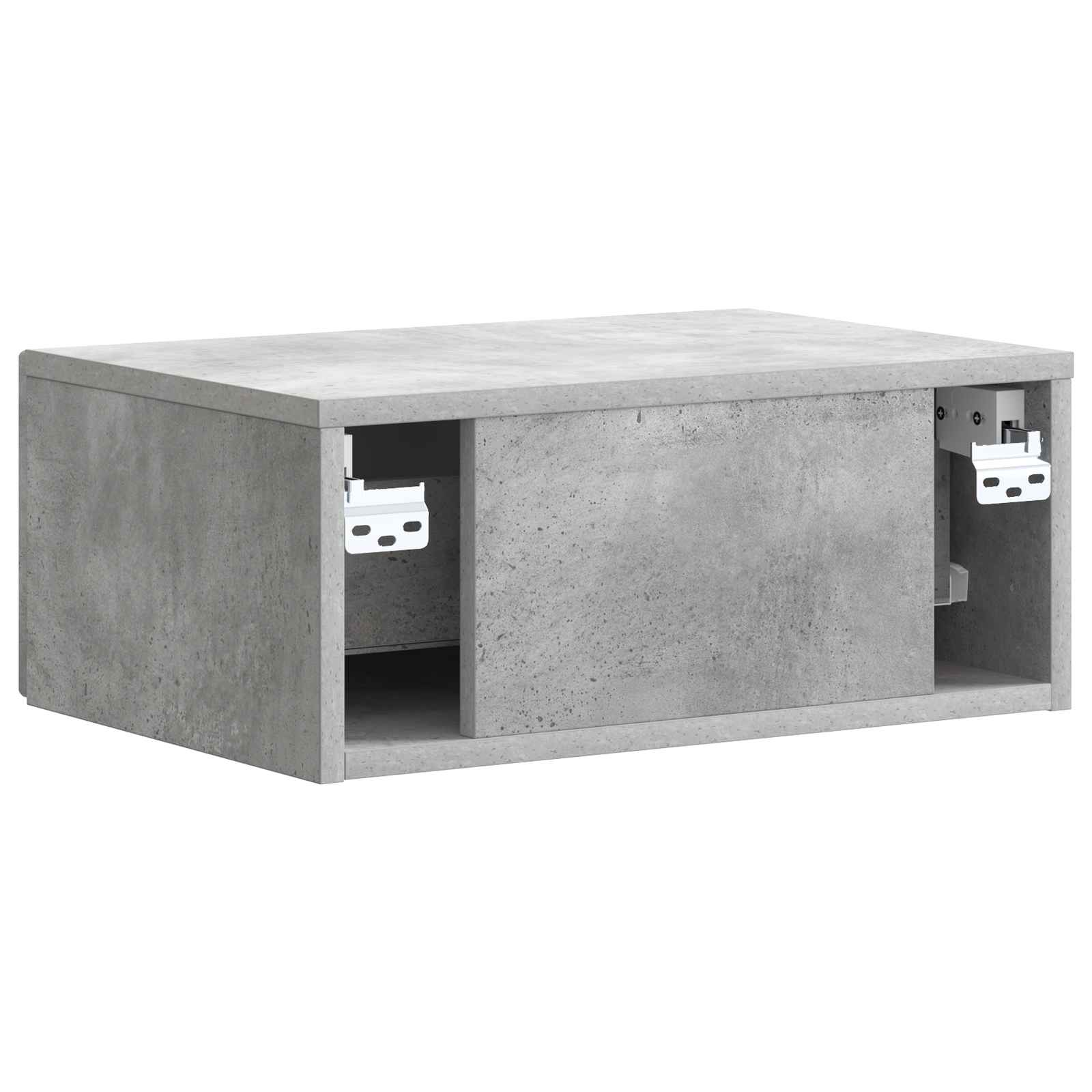 vidaXL Szafka Nocna z szufladą 2 pcs Betonowy szary 49 x 34,5 x 20 cm