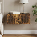 vidaXL Szafka Nocna Dąb wędzony 49 x 34,5 x 20 cm Drewno inżynieryjne