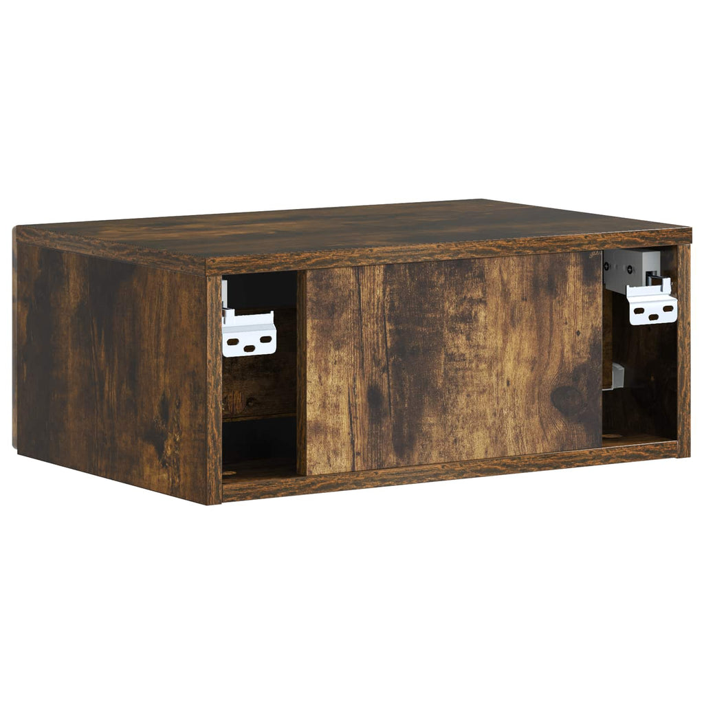 vidaXL Szafka Nocna Dąb wędzony 49 x 34,5 x 20 cm Drewno inżynieryjne