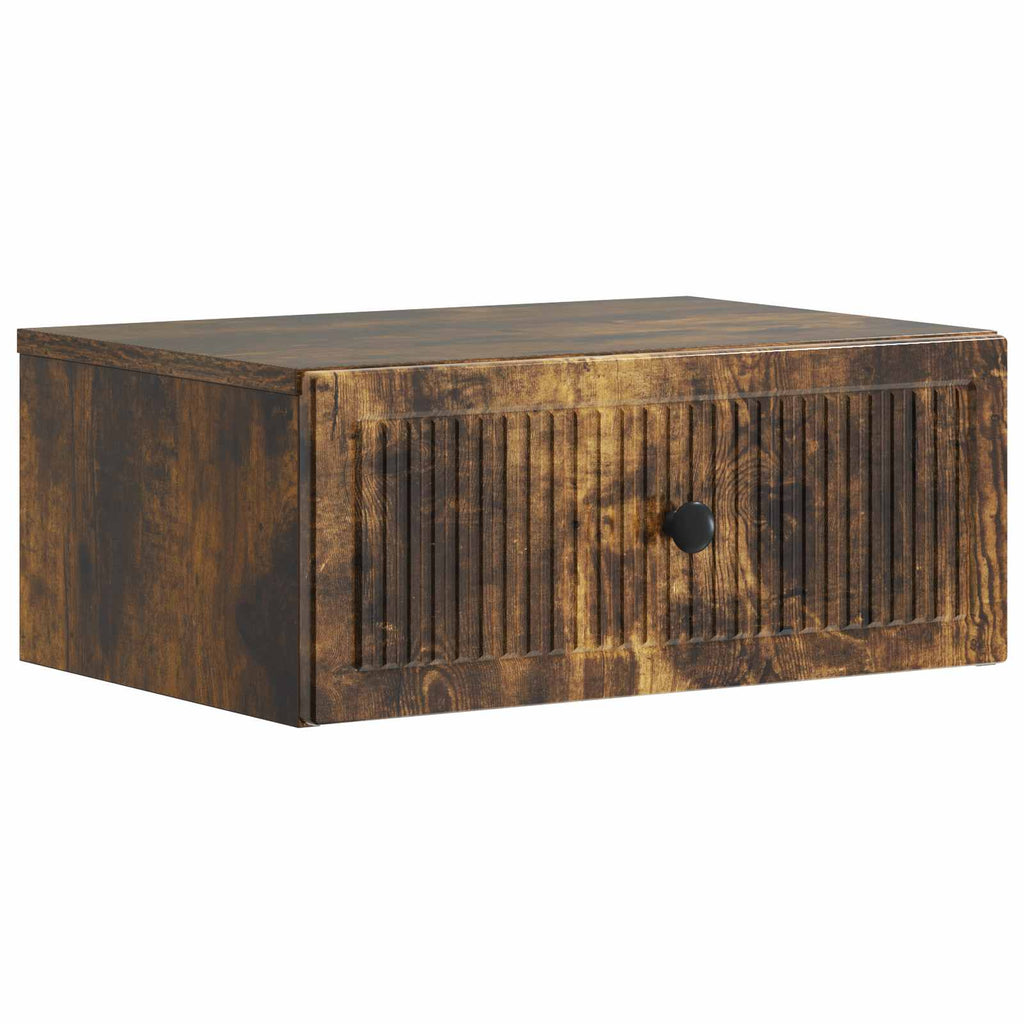 vidaXL Szafka Nocna z szufladą 2 pcs Dąb wędzony 49 x 34,5 x 20 cm