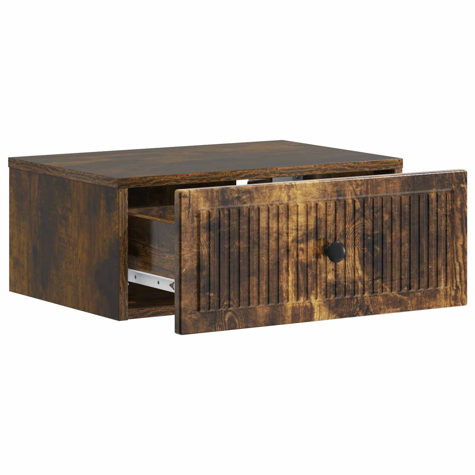 vidaXL Szafka Nocna z szufladą 2 pcs Dąb wędzony 49 x 34,5 x 20 cm