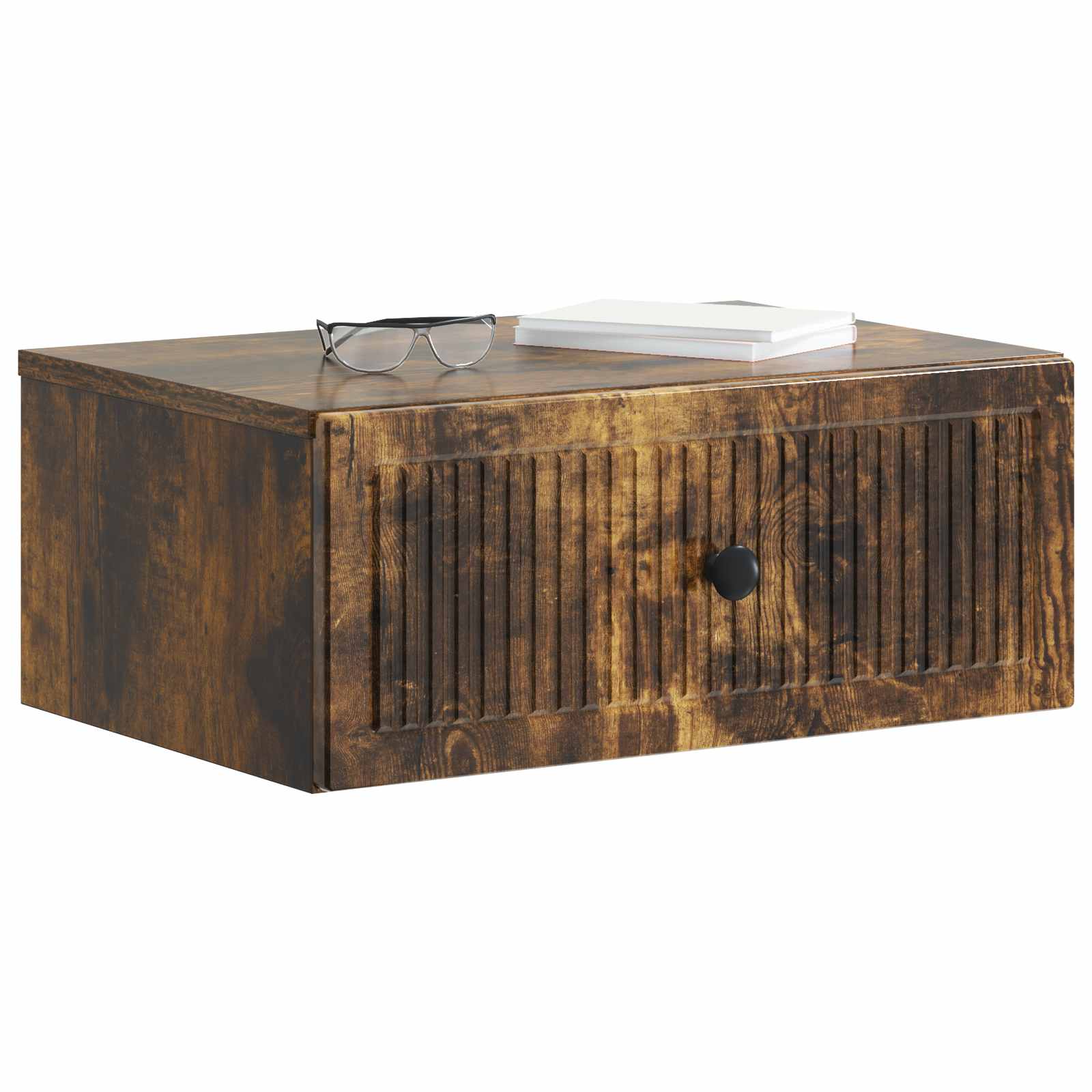 vidaXL Szafka Nocna z szufladą 2 pcs Dąb wędzony 49 x 34,5 x 20 cm