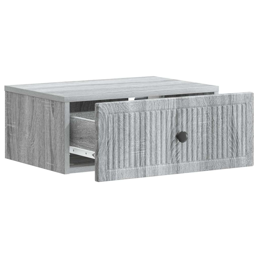 vidaXL Szafka Nocna Szary Sonoma 49 x 34,5 x 20 cm Drewno inżynieryjne
