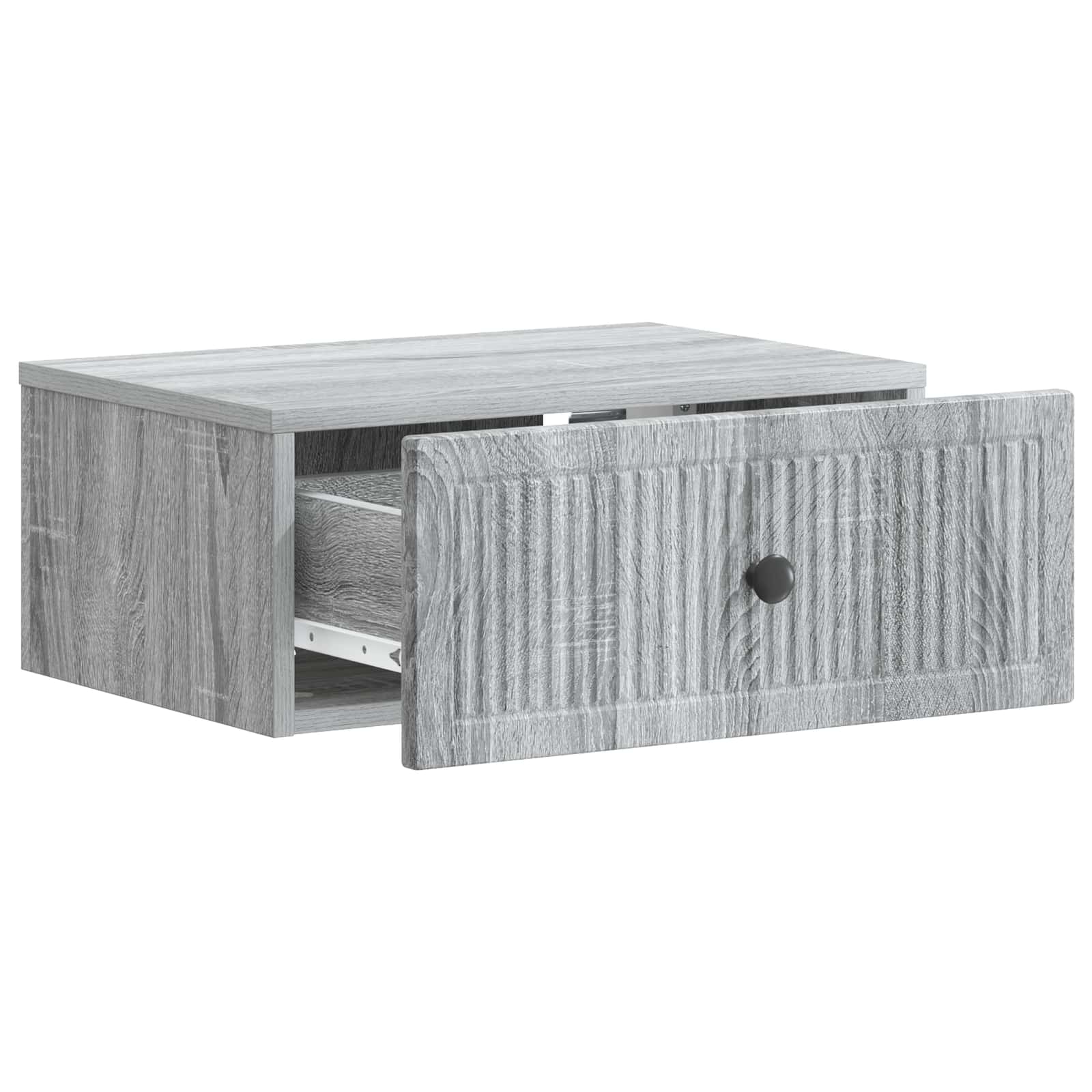 vidaXL Szafka Nocna Szary Sonoma 49 x 34,5 x 20 cm Drewno inżynieryjne