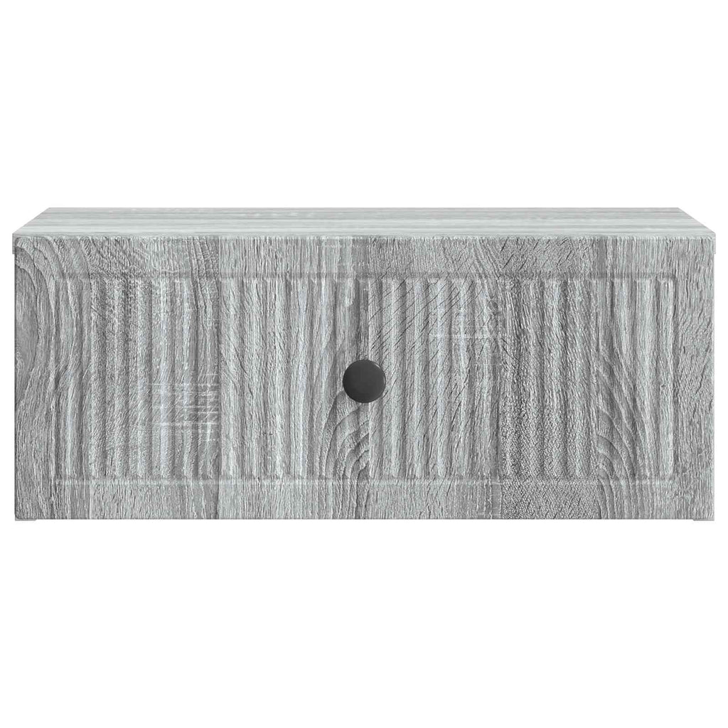 vidaXL Szafka Nocna z szufladą 2 pcs Szary Sonoma 49 x 34,5 x 20 cm