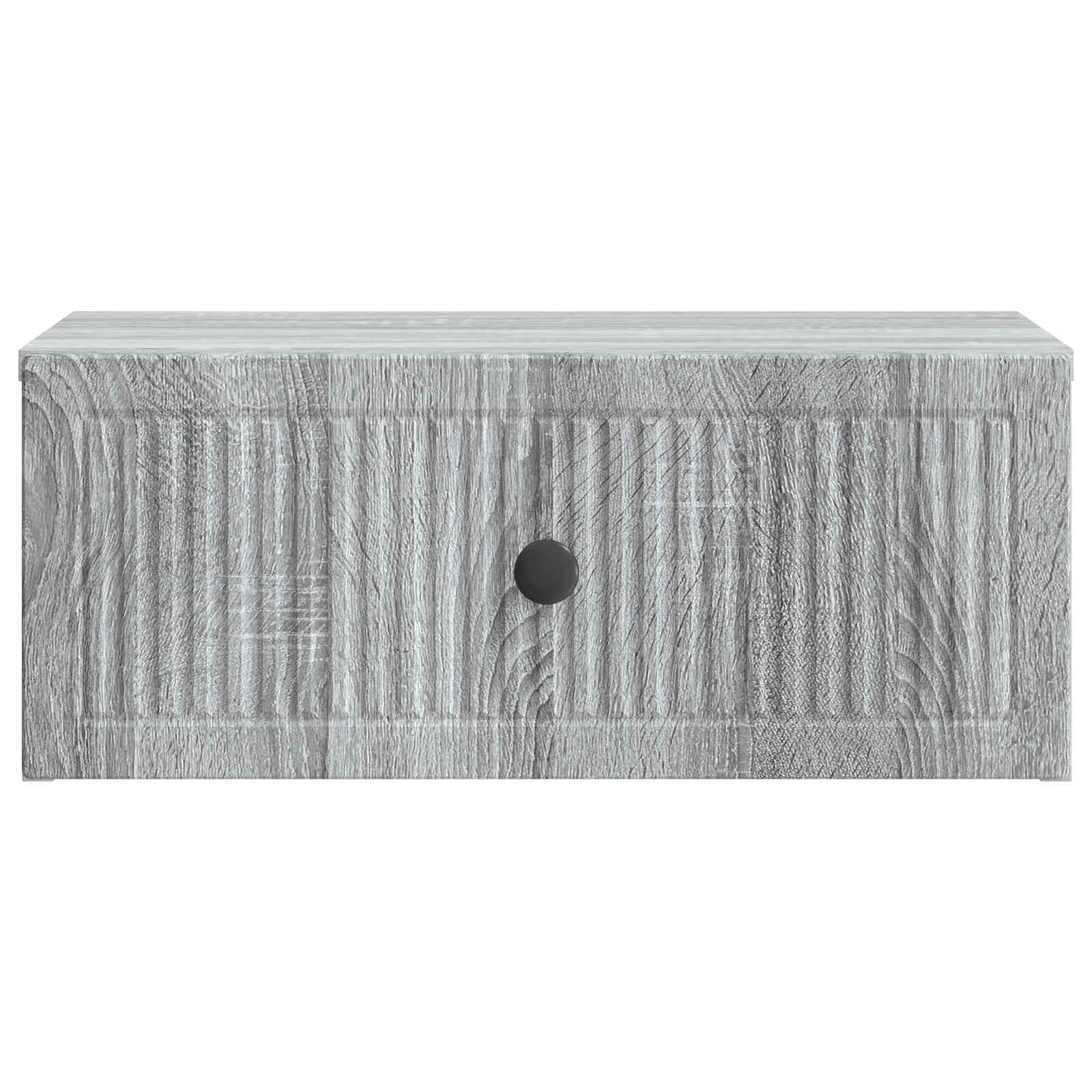 vidaXL Szafka Nocna z szufladą 2 pcs Szary Sonoma 49 x 34,5 x 20 cm