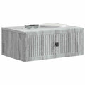 vidaXL Szafka Nocna z szufladą 2 pcs Szary Sonoma 49 x 34,5 x 20 cm