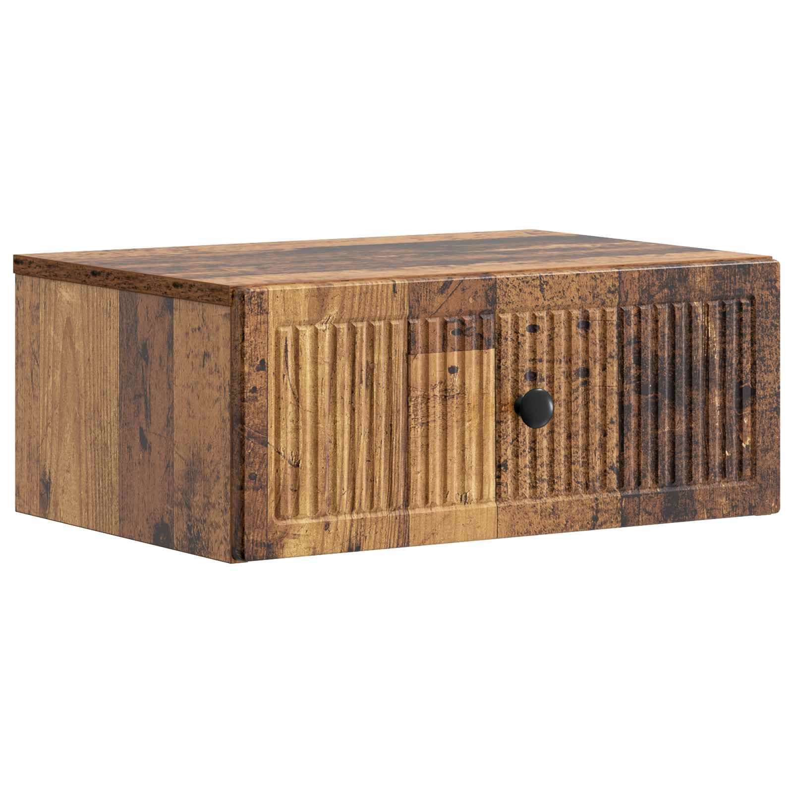 vidaXL Szafka Nocna z szufladą 2 pcs Stare drewno 49 x 34,5 x 20 cm