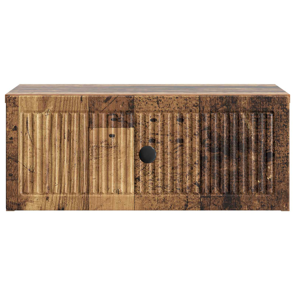 vidaXL Szafka Nocna z szufladą 2 pcs Stare drewno 49 x 34,5 x 20 cm