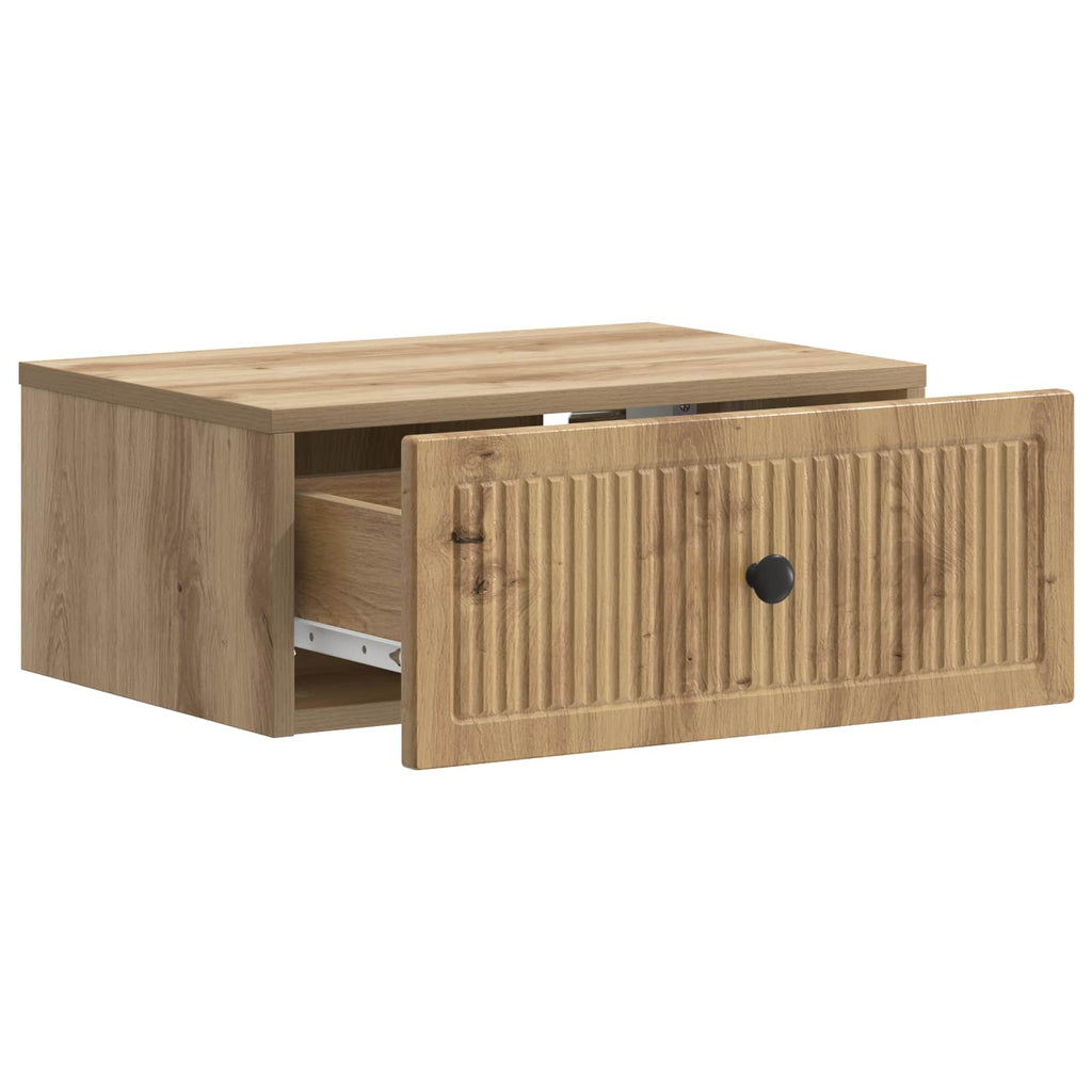 vidaXL Szafka Nocna z szufladą 2 pcs Dąb artisan 49 x 34,5 x 20 cm