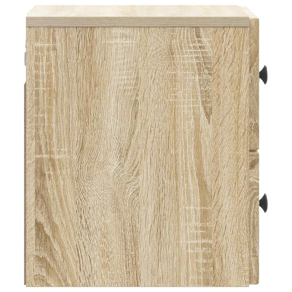 vidaXL Wisząca Szafka Nocna z szufladą dąb Sonoma 33 x 34,5 x 40 cm