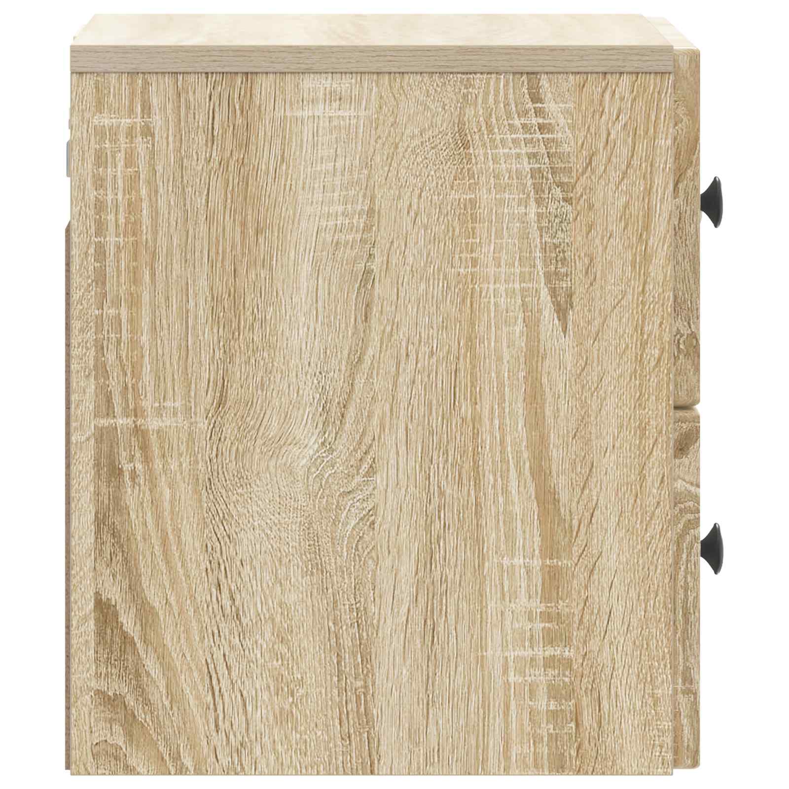vidaXL Wisząca Szafka Nocna z szufladą dąb Sonoma 33 x 34,5 x 40 cm