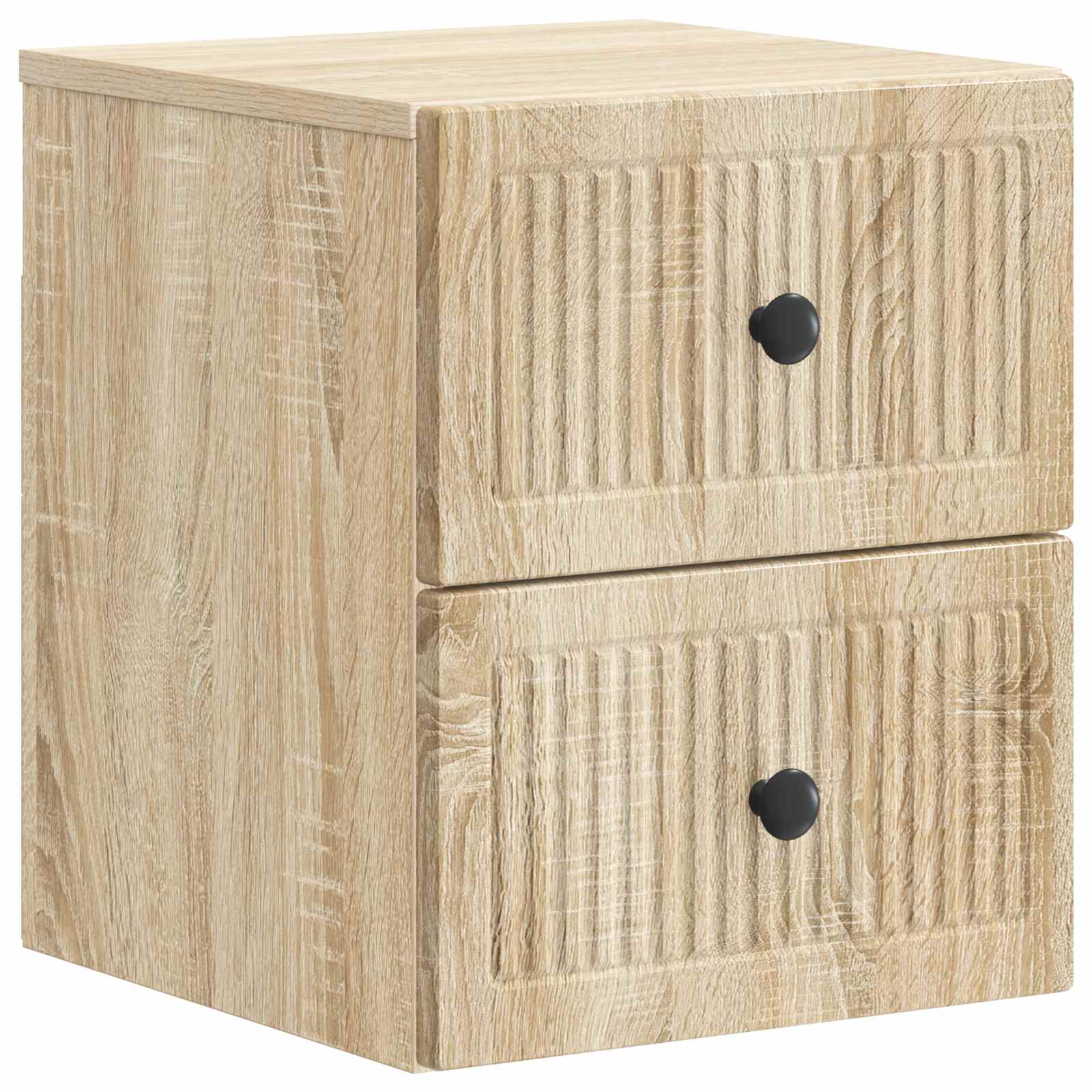 vidaXL Wisząca Szafka Nocna 2 pcs dąb Sonoma 33 x 34,5 x 40 cm