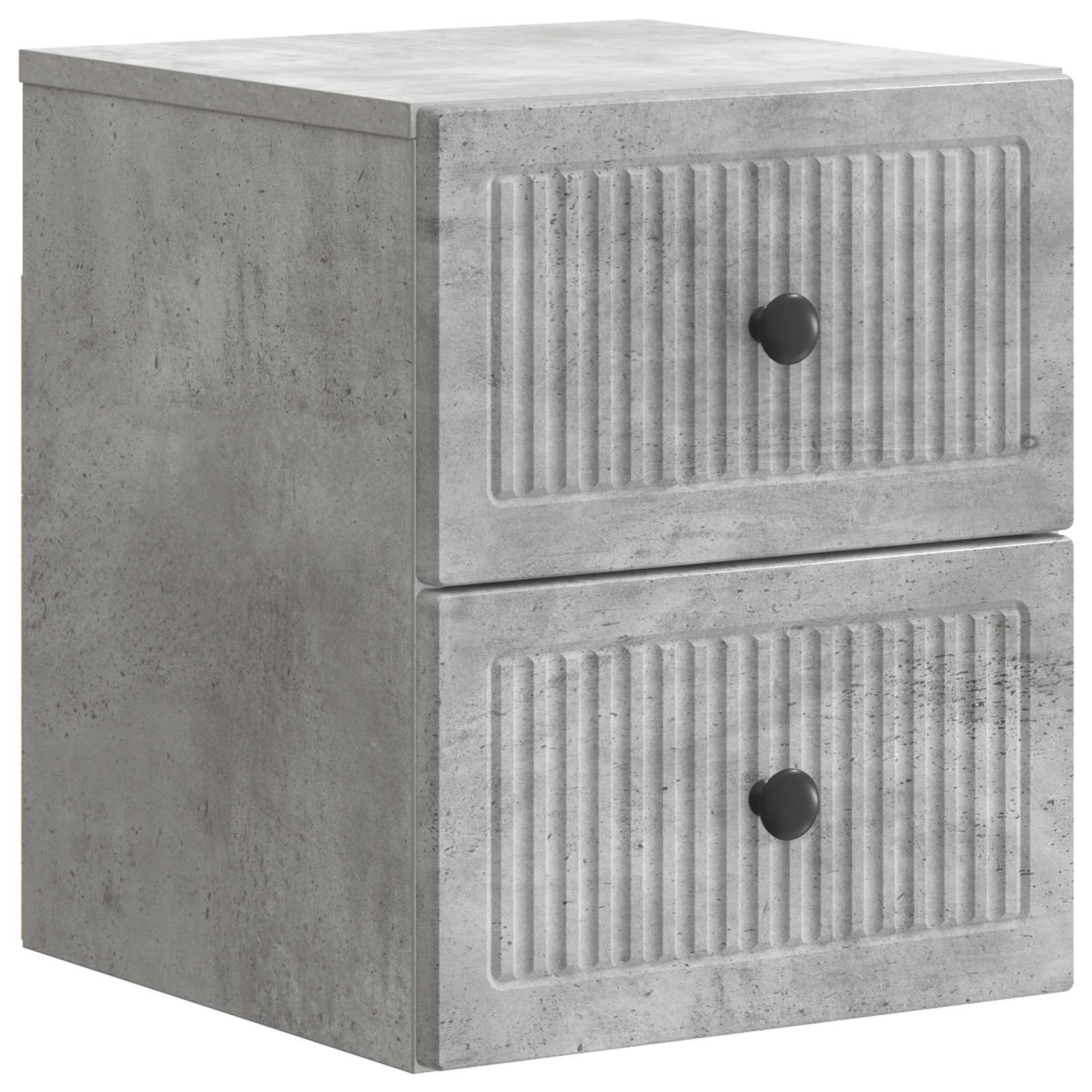 vidaXL Wisząca Szafka Nocna 2 pcs Betonowy szary 33 x 34,5 x 40 cm