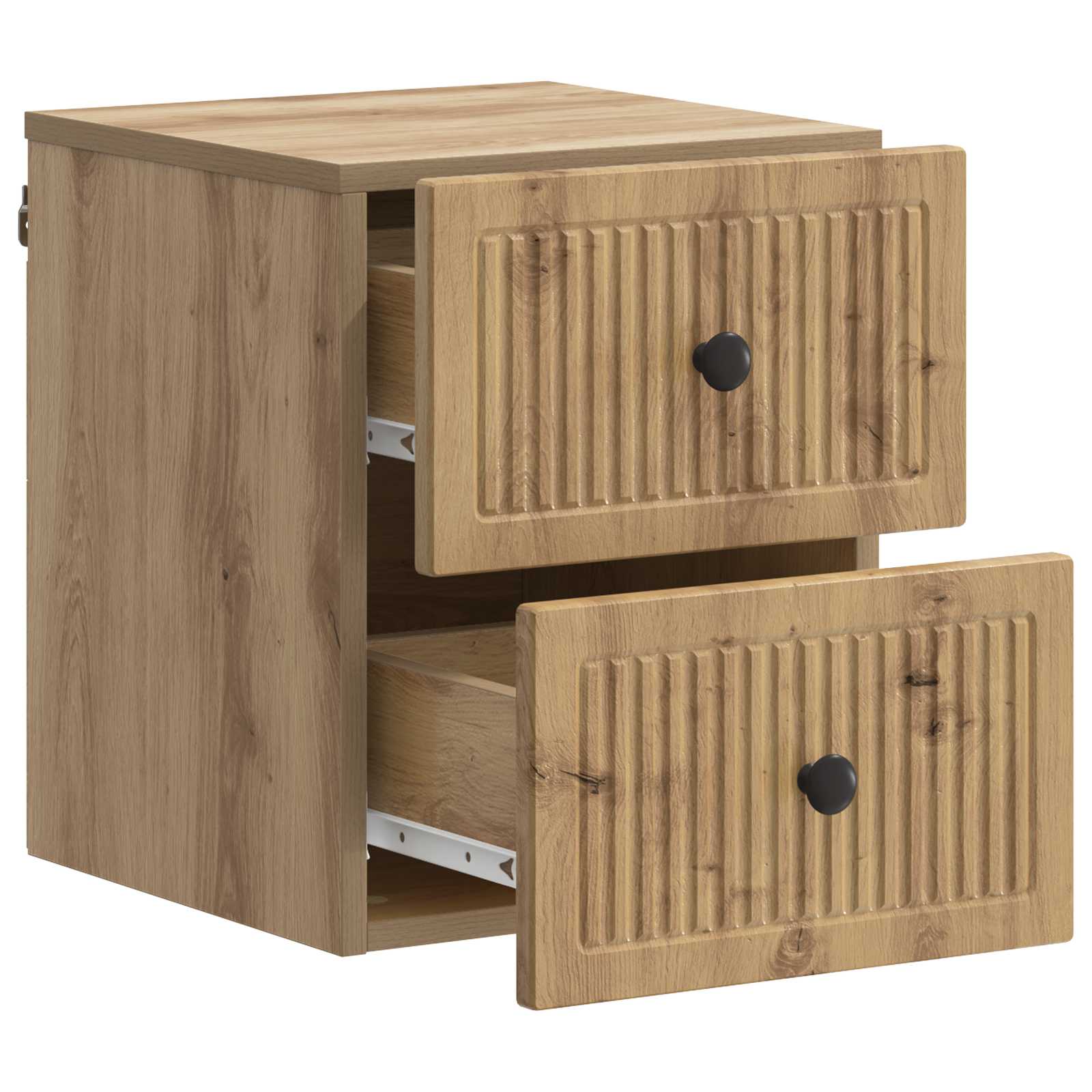 vidaXL Wisząca Szafka Nocna 2 pcs Dąb artisan 33 x 34,5 x 40 cm