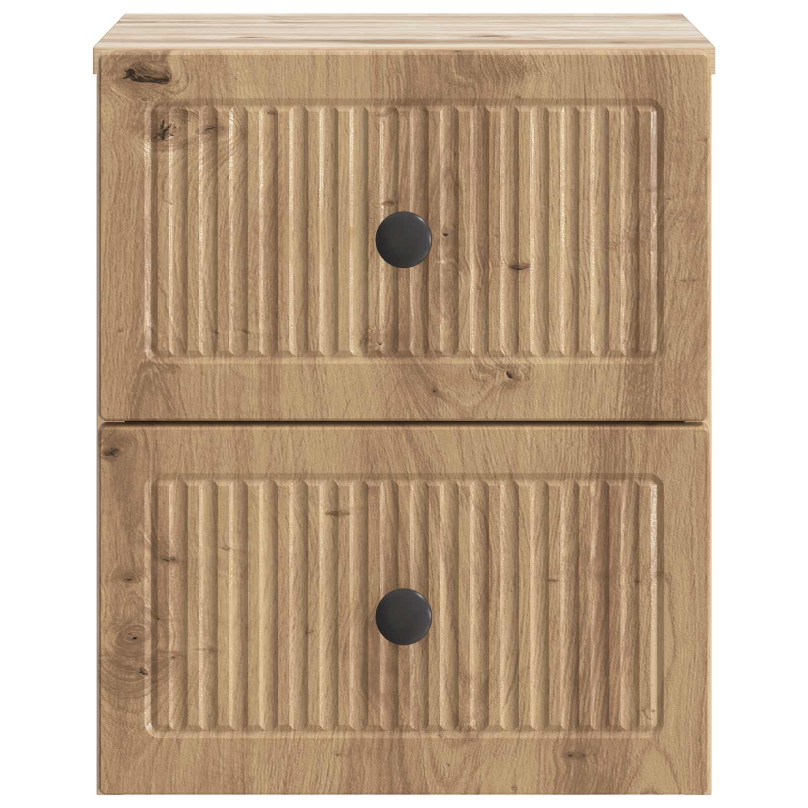 vidaXL Wisząca Szafka Nocna 2 pcs Dąb artisan 33 x 34,5 x 40 cm