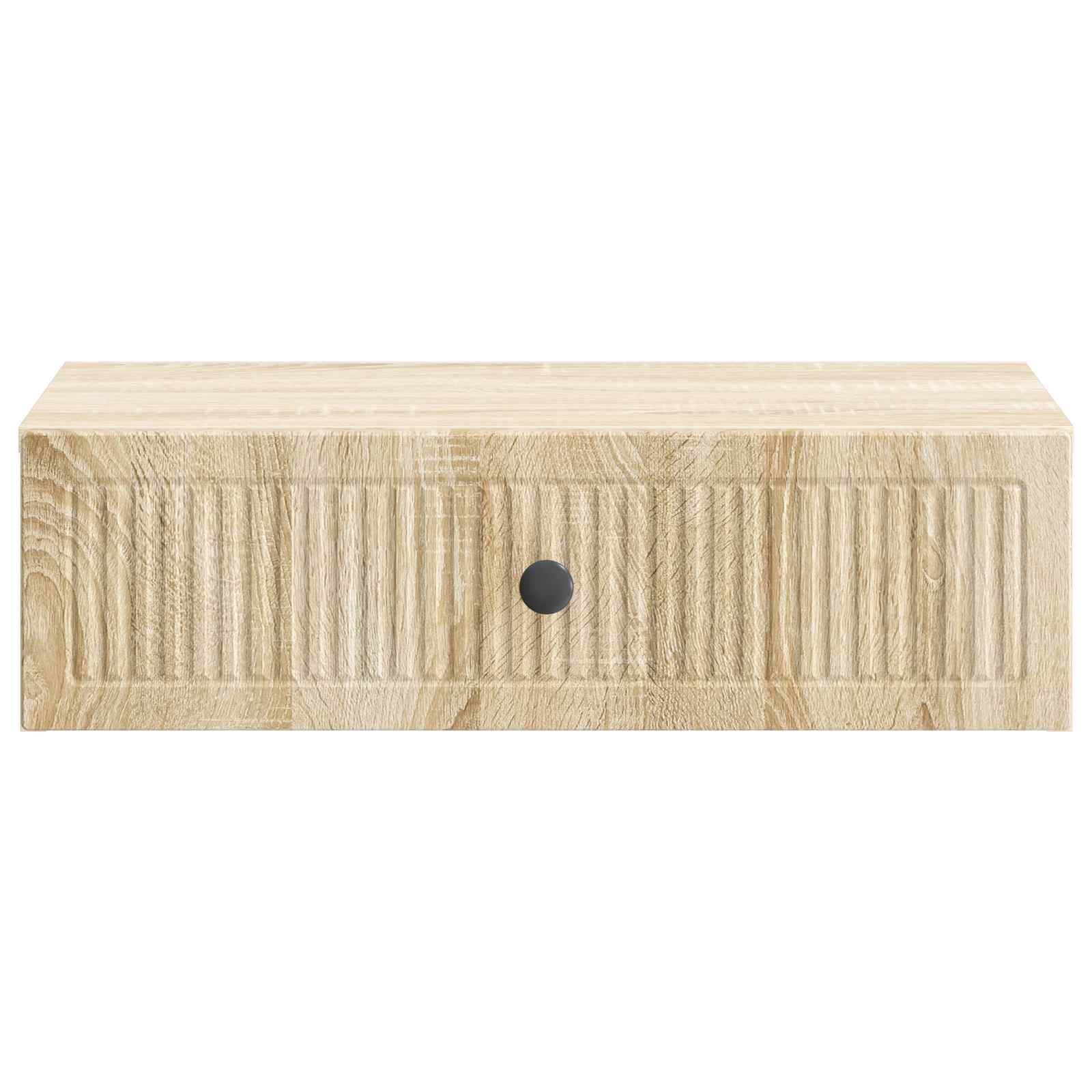 vidaXL Stolik boczny montowany na ścianie dąb Sonoma 59 x 34,5 x 17 cm