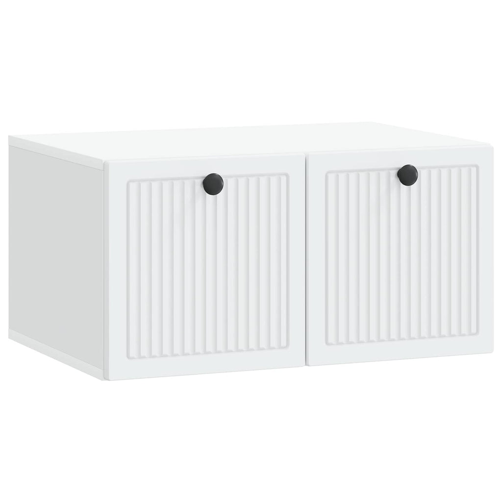 vidaXL Szafka RTV montowana na ścianie Biały 59,5 x 41 x 30 cm