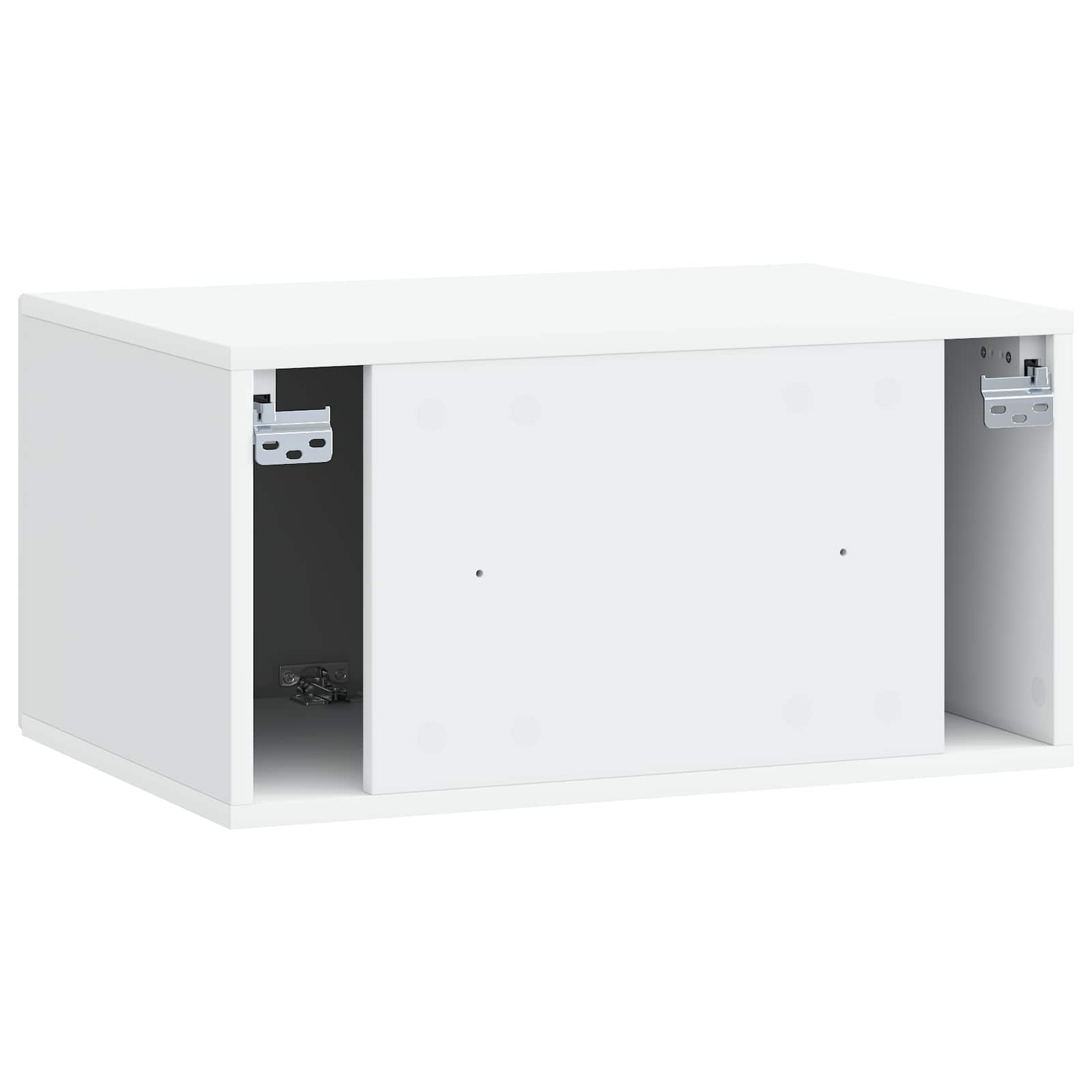 vidaXL Szafka RTV montowana na ścianie Biały 59,5 x 41 x 30 cm