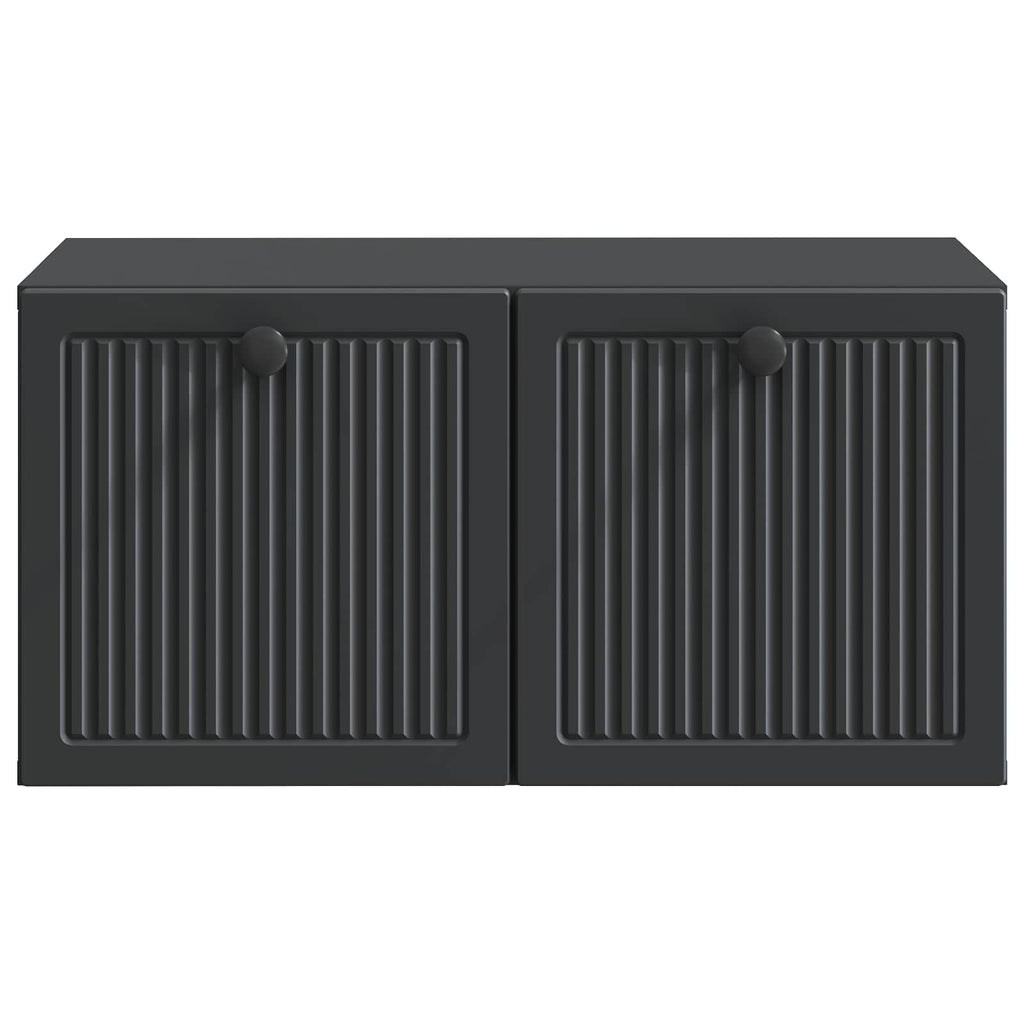 vidaXL Szafka RTV montowana na ścianie Czarny 59,5 x 41 x 30 cm