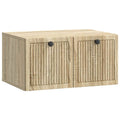 vidaXL Szafka RTV montowana na ścianie dąb Sonoma 59,5 x 41 x 30 cm